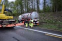 VU Gefahrgut LKW umgestuerzt A 4 Rich Koeln Hoehe AS Gummersbach P458